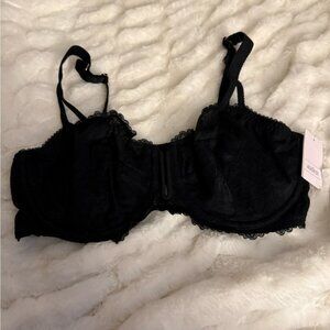 Auden Black Lace Underwire Bra